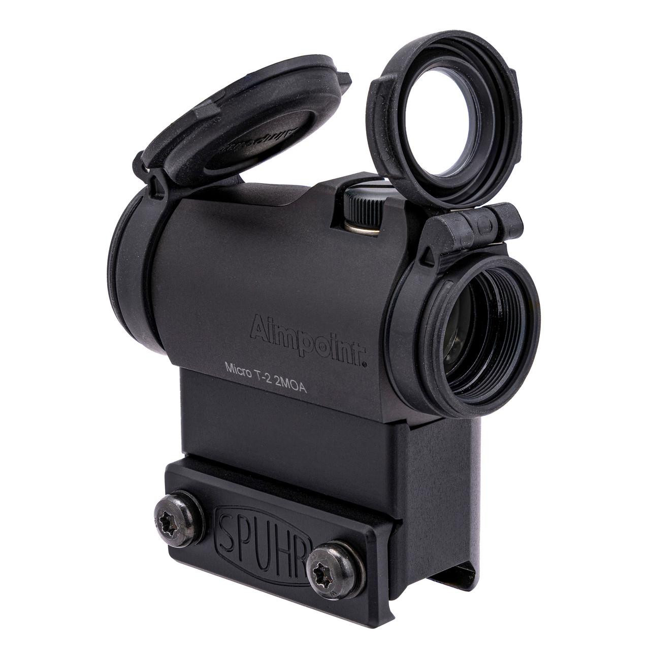 Micro® T-2™ Red Dot Reflex Sight - Spuhr "HRT" - Engraved Mount