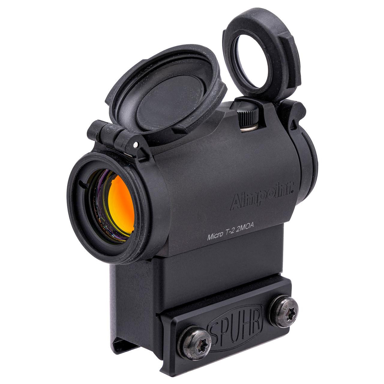 Micro® T-2™ Red Dot Reflex Sight - Spuhr "HRT" - Engraved Mount