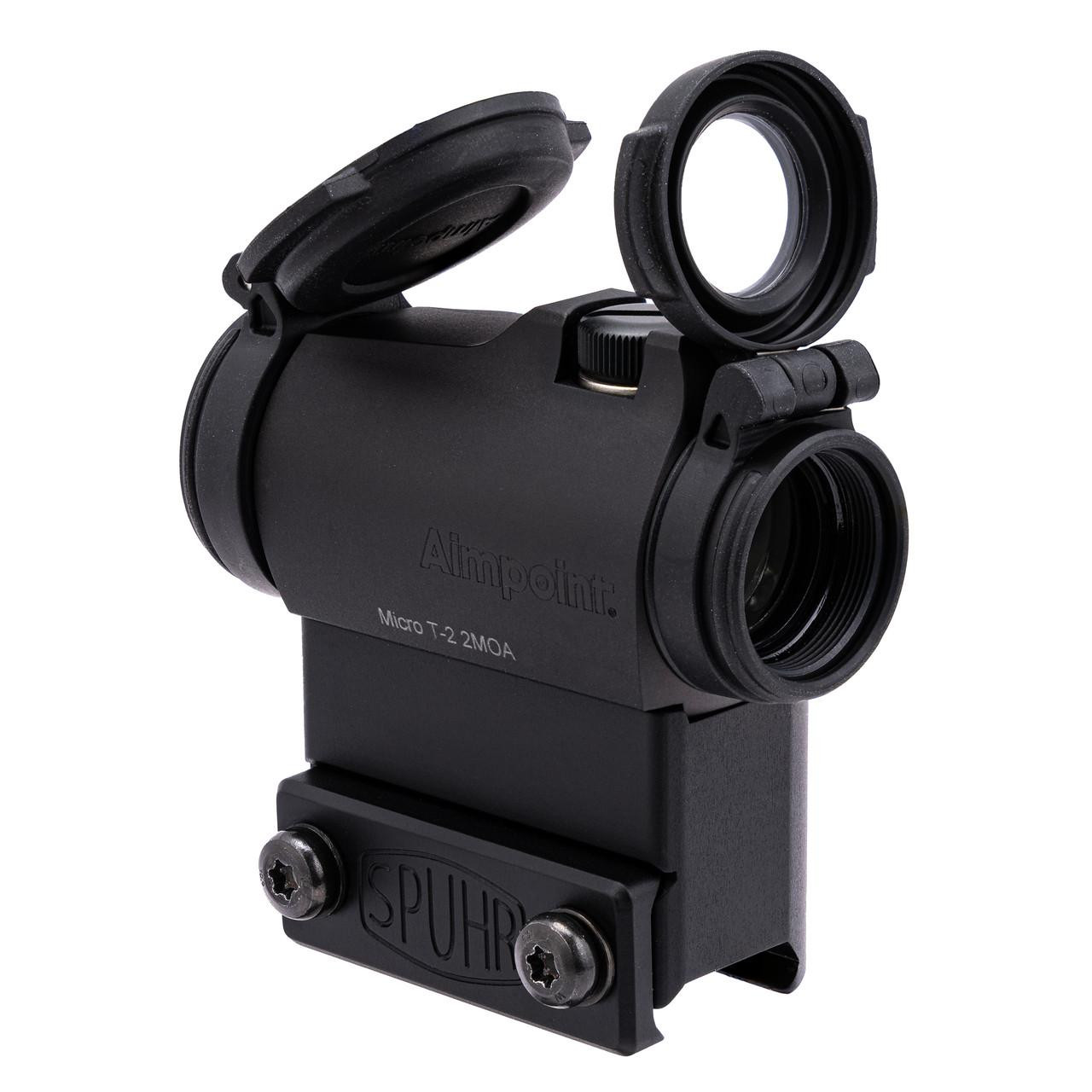 Micro® T-2™ Red Dot Reflex Sight - Spuhr "HRT" - Engraved Mount
