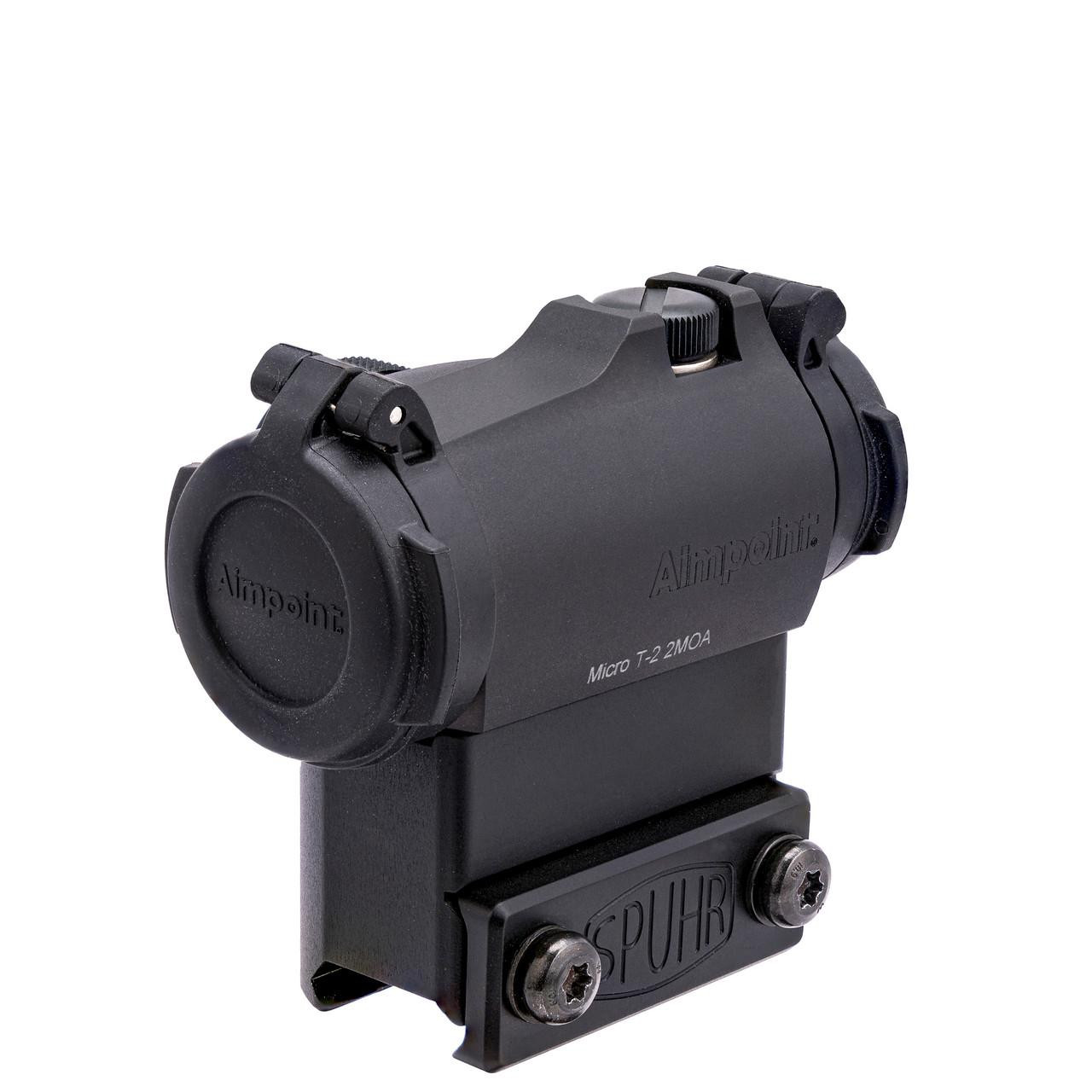 Micro® T-2™ Red Dot Reflex Sight - Spuhr "HRT" - Engraved Mount