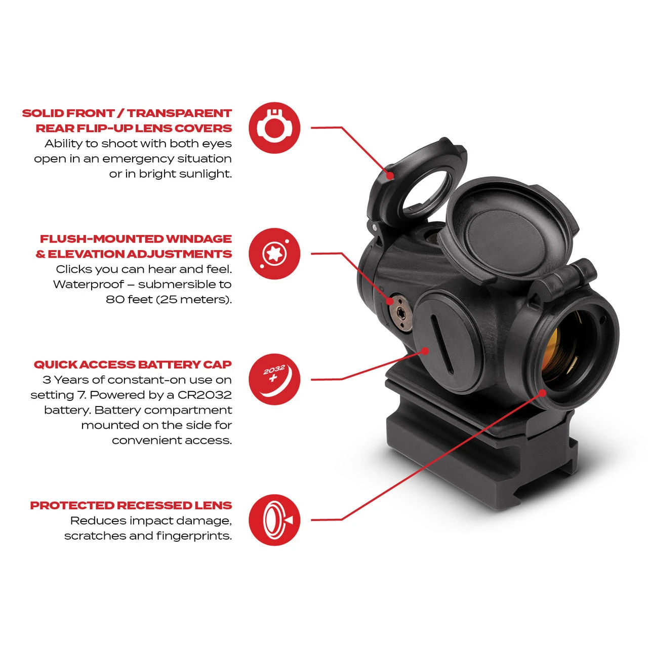 Duty RDS® Red Dot Sight - One-piece Torsion Nut Mount