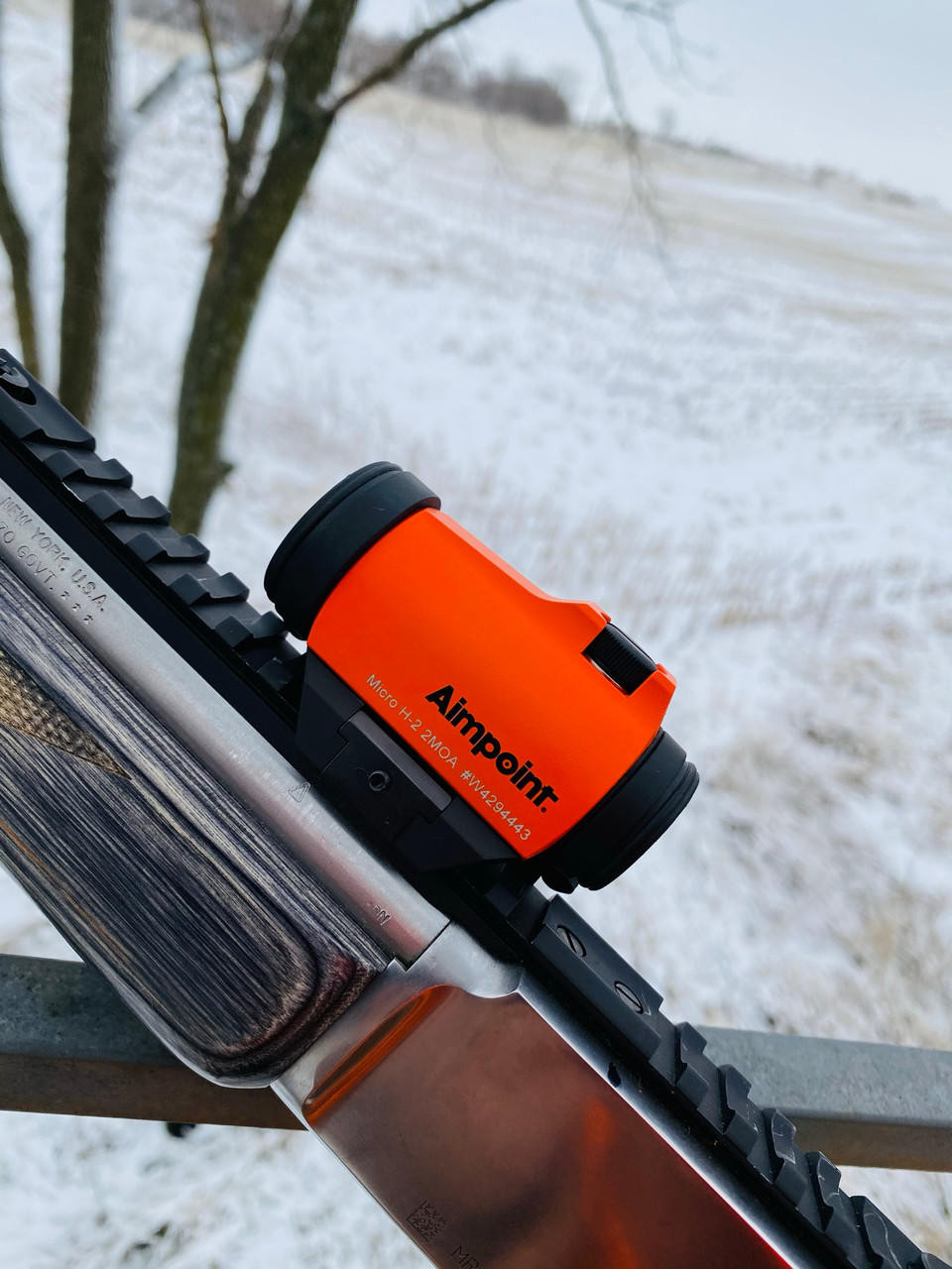 Micro® H-2™ Red Dot Reflex Sight - Standard Mount - Orange Cerakote